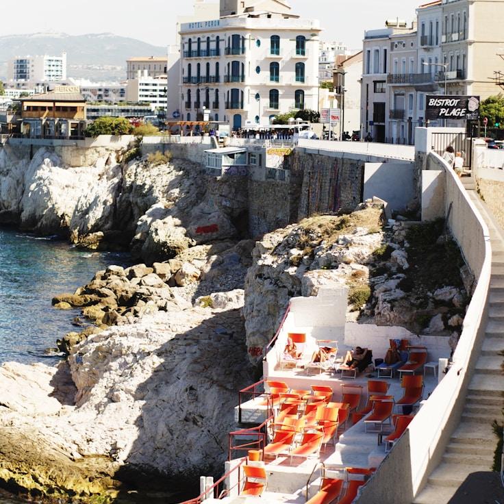 Entertainment zone at night in Spain